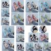 Stylish And Trendy Women's Flip Flops With Magic Tape And Cross Straps