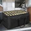 Oxford Cloth Horse Feeding Bag Waterproof Heavy Duty Hay Storage Bag Tote Style Folding Horse Slow Feed Bag Barn Stable Use