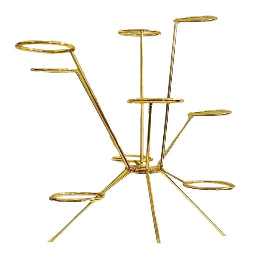 Exploding Fruit Bowl Sculpture Hand-Welded Metal Centerpiece for Table Decor Radial Design Fruit Tray Modern Home