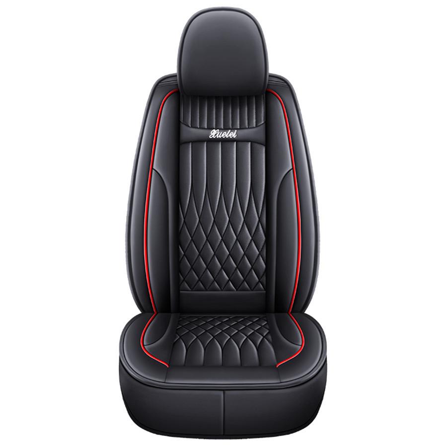 Universal Luxury Stripe Wear-resistant PU Leather 5D Surround Breathable Auto Car Seat Covers Car Interior Accessories