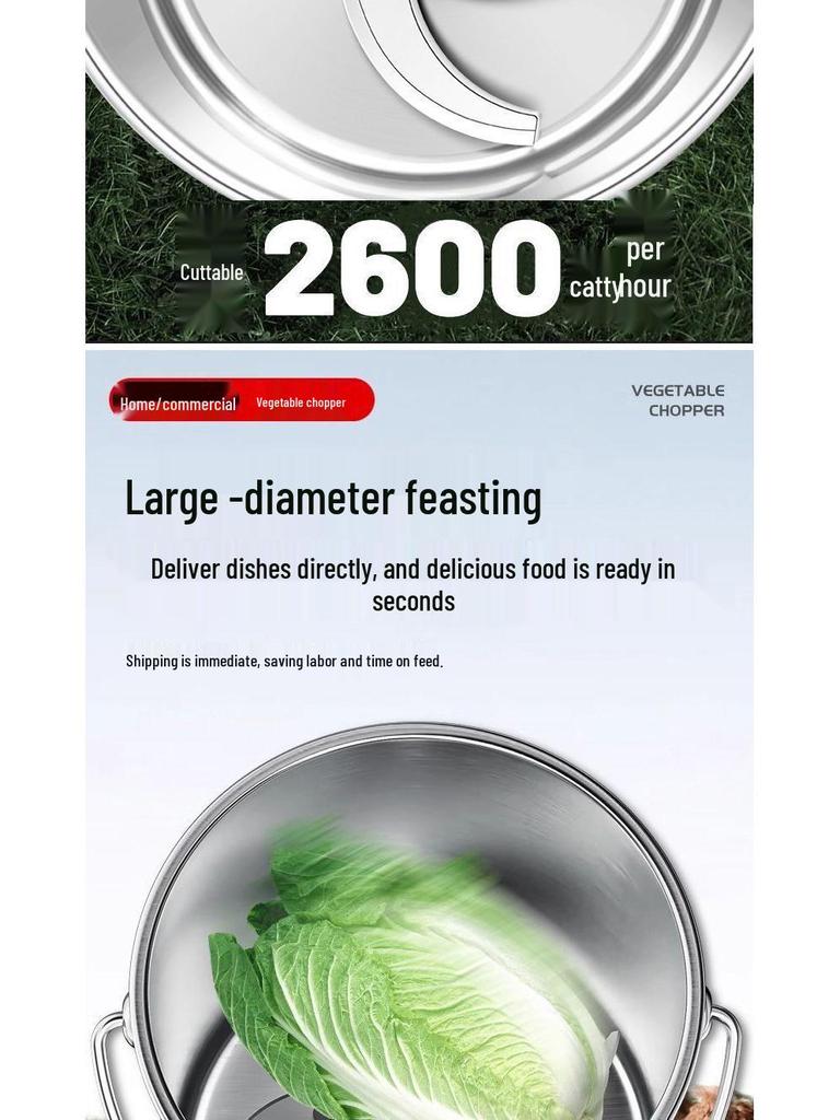 Stainless Steel Vegetable & Grass Chopper and Chicken Feed Grinder