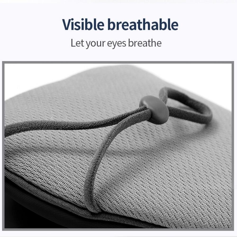 Soft Breathable Warm And Cool Dual Use Sleep Eye Mask Lightweight Warm And Cool Dual Use Eye Mask for Relieving Eye Fatigue Nap