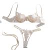 Ultra-Thin Sexy European & American Lingerie Set: Sensual Bra & Thong