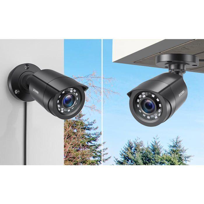 Sada pro videodohled - BAZARLAND30 - ZO.SI - 8 kamer - Pevný disk 1 TB - Noční vidění IP66