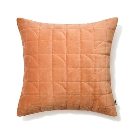 Francfranc Kika Quilt Cushion Cover 45cm x 45cm Orange (074) Interior Makeover Moving Gift Present