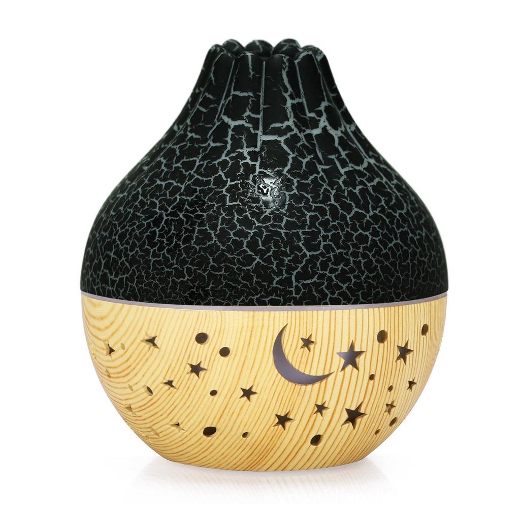 USB Crack Hollow Night Light Humidifier - 5V Mini Air Humidifier for Home and Office
