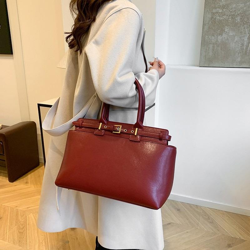 Women's Bag New Large-capacity Handbag Bag Women's Tote Bag Belt Decoration Fashionable Commuter Shoulder Bag