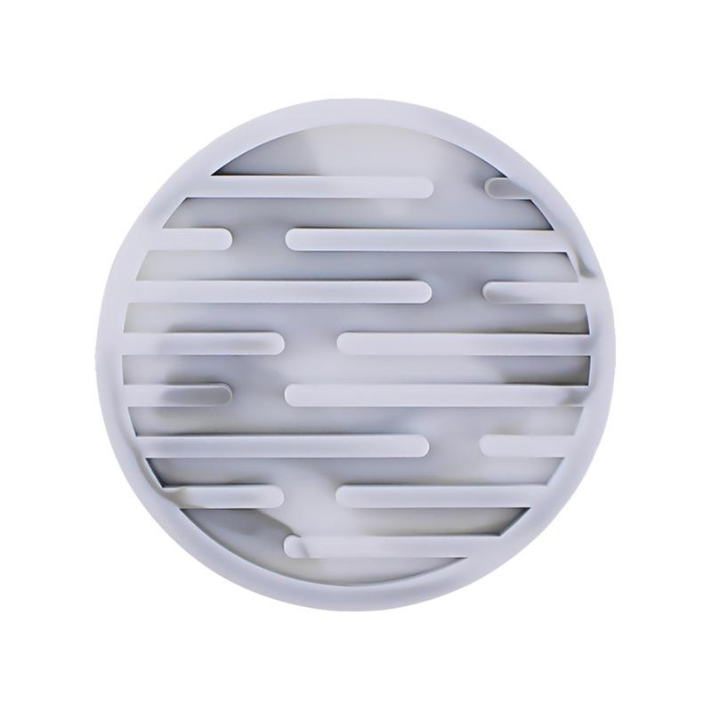 3PCS Silicone Coasters Round Heat Resistant Rubber Tea Cup Mat Table Mat Drink Coffee Mug Glass Beverage Holder Pad Decor