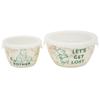 Disney the Storage Microwave and Canisters with Set of 150ml and Microwave and Dishwasher 100 Acre Made In "Winnie Pooh" Containers, Packs, Lids, 2,