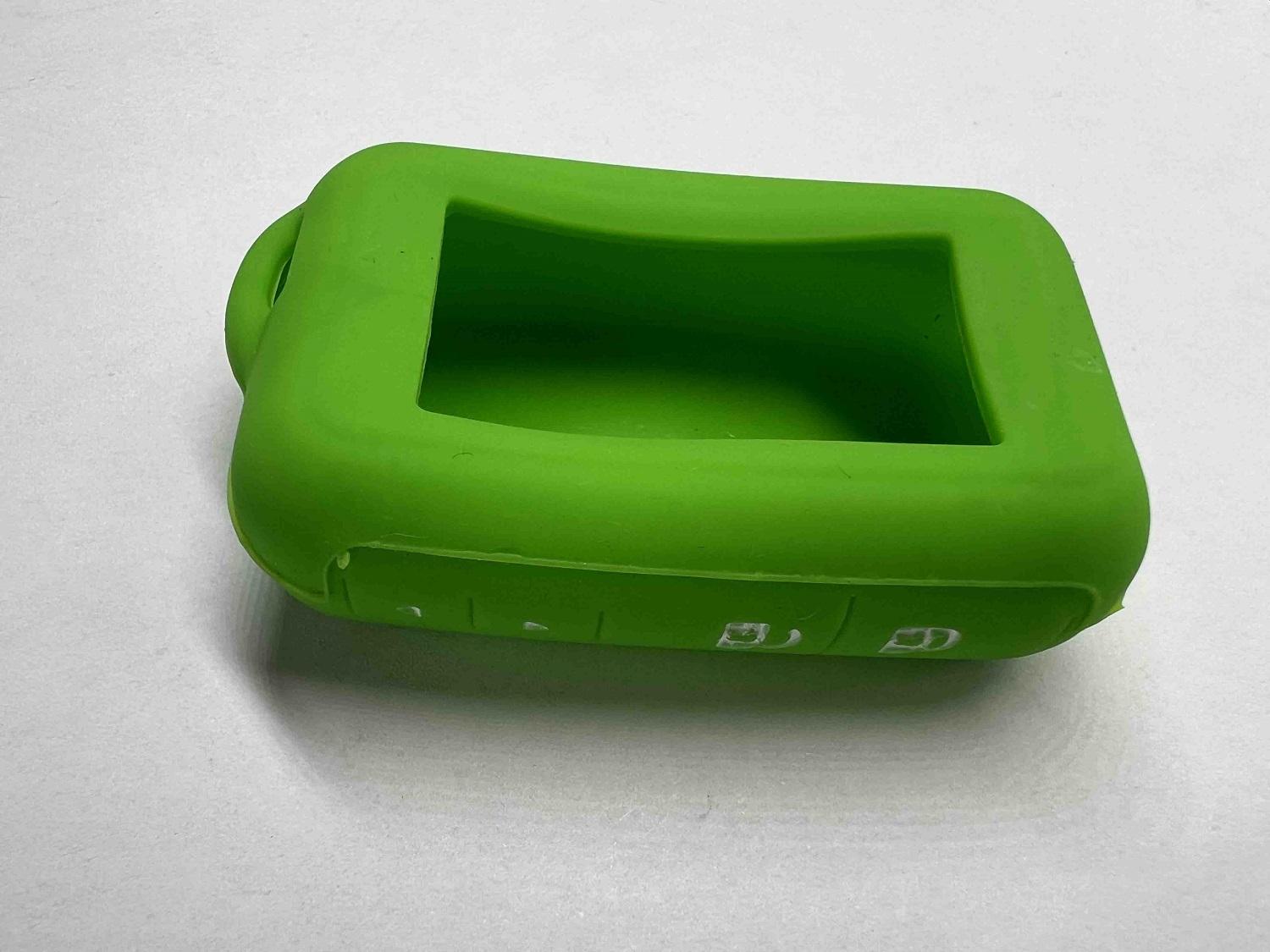 

Силиконовый чехол для ключей для России E90 E63 E91 E61 E95 E66 E60 ЖК-дисплей двусторонняя автомобильная сигнализация удаленный чехол зелёный