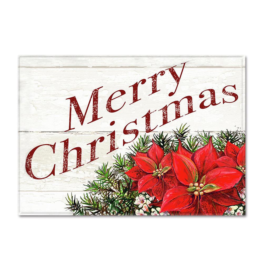 Living Room Carpet Merry Christmas Bedroom Floor Mat Doormat For Europe And The United States