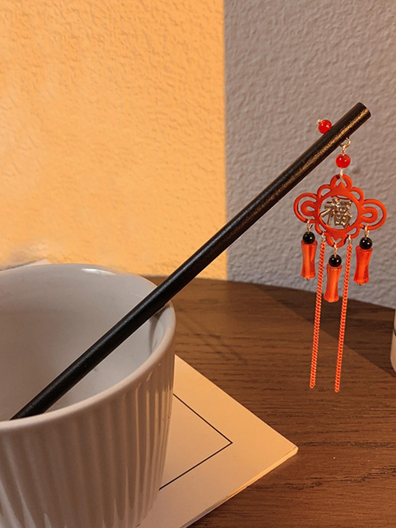 

1 шт. Модные изысканные полые счастливые палочки для волос для женщин, девушек, для вечеринки, аксессуары для волос