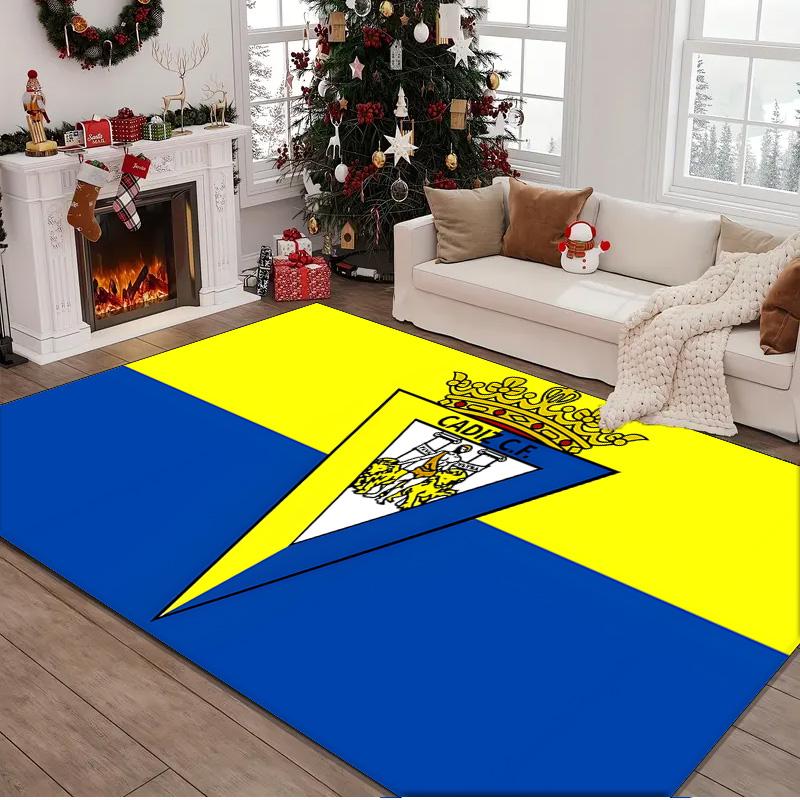 1PC rug Cadiz Cf Badge Design Carpet, Chair Rug,Area Rug for Office Bedroom living rooms bedroom, Doormat decor Christmas fan gifts