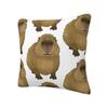 Gort The Famous Capybara Pillowcase Soft Polyester Cushion Cover Decorative Cute Animal Pillow Case Cover Bed Square X