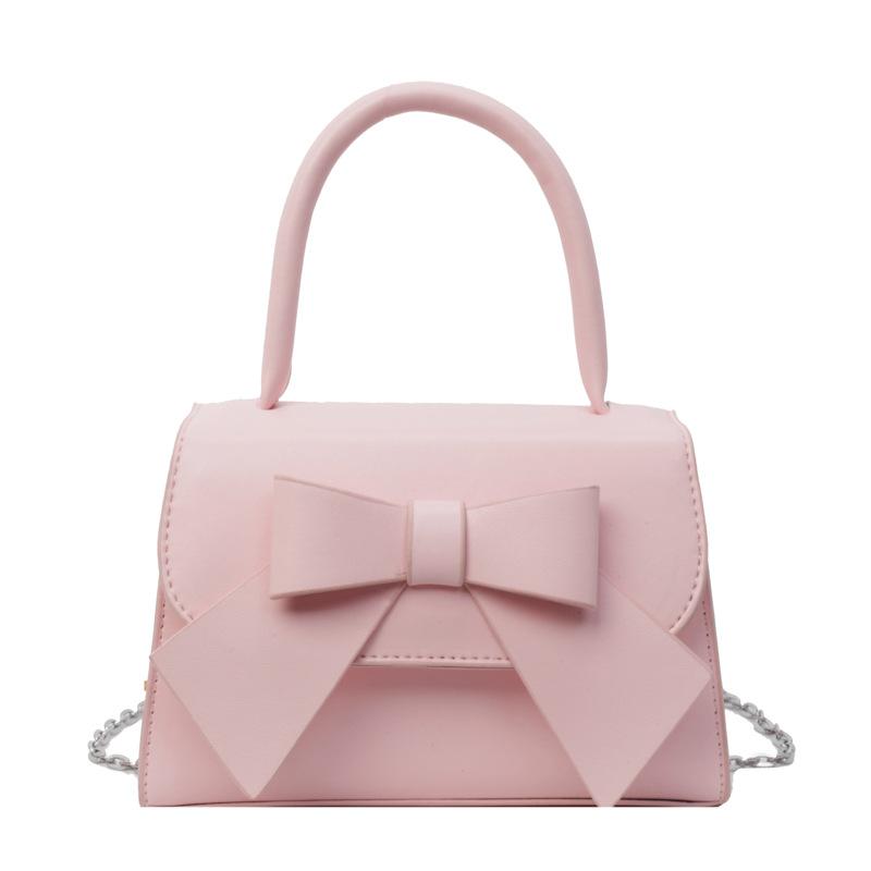 Fashion Versatile Portable Small Square Bag Bow Bag Women's New Messenger Bag