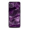 Phone Case For OnePlus 10 9 Pro 9T 9R 9RT 8T 8 7 6T 7T Nord 2 CE 5G N200 N100 Cover Protection Navy Blue Glitter Agate Marble