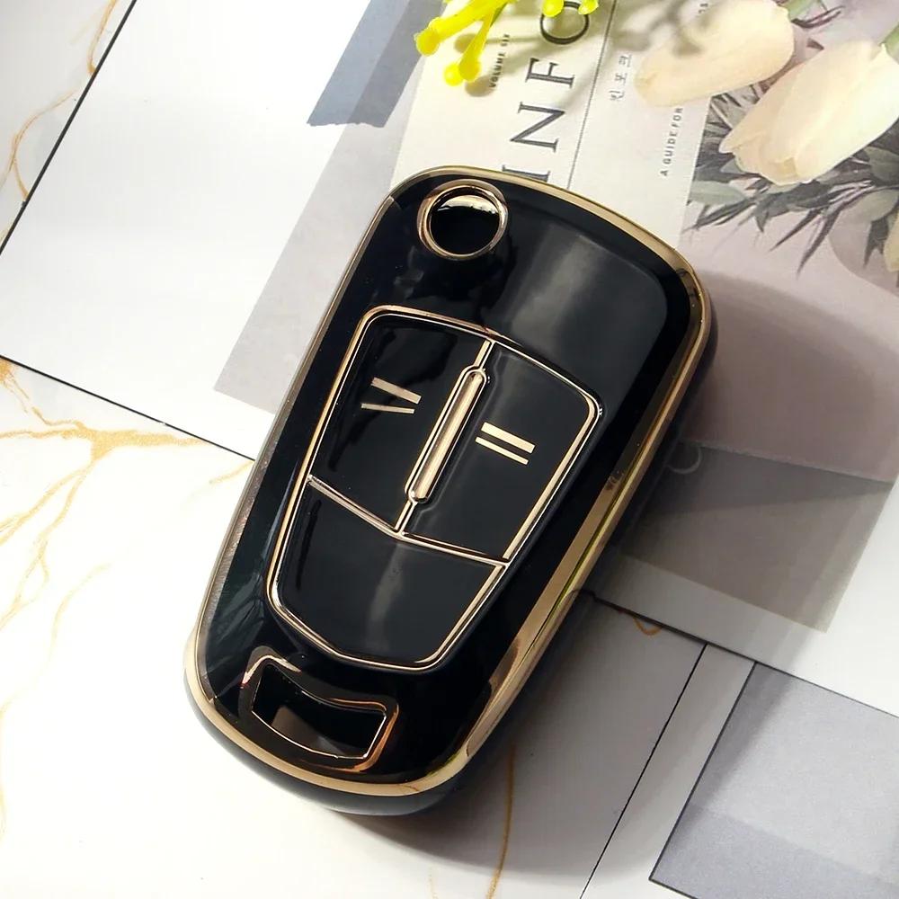 

KEYYOU 1 шт. Пылезащитный чехол-накладка из ТПУ для ключа автомобиля для Opel Vauxhall Astra H Corsa D Vectra C Zafira Astra Vectra Signum 2/3 кнопки