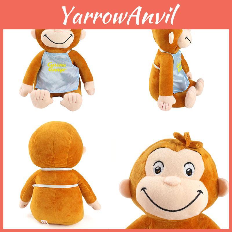 Adorable Curious George Plush Toy For Kids Soft And Cuddly Stuffed Animal Doll