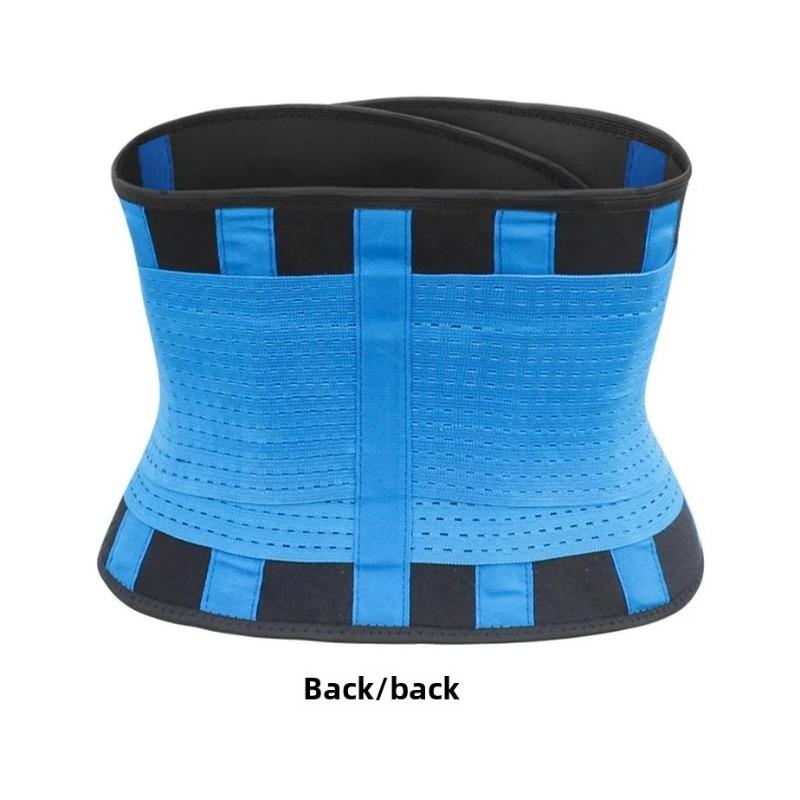 Breathable Sweat-absorbing Corset Solid Color Nylon Waist Protector Sports Warm Abdominal Belt Fixed Belt