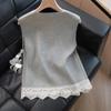 Women's Lace Splicing Knit Vest