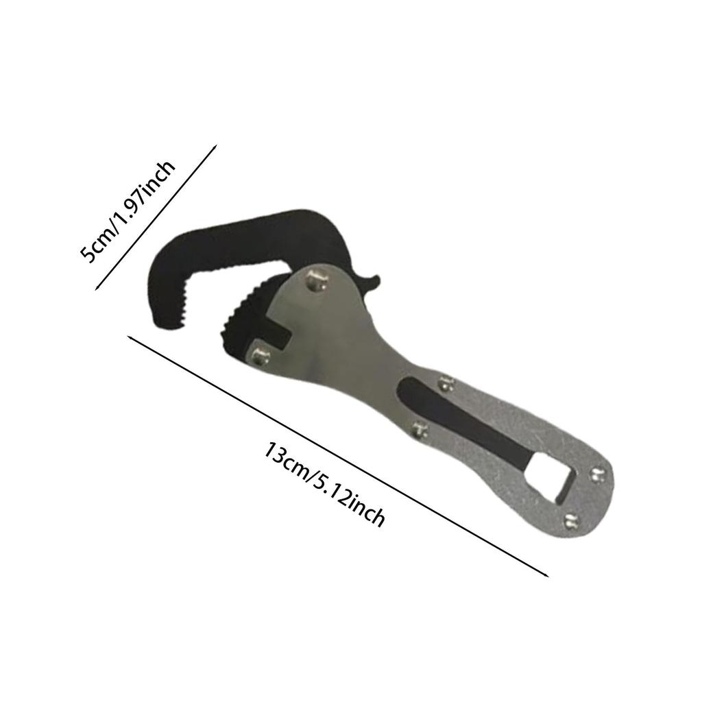 Adjustable Wrench Heavy Duty Spanner Compact Hand Tool for Nuts and Bolts 5/16" to 3/4" Accessories
