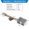 Mzhou 120W Power to 12V Waterproof Voltage Regulator for Power Supply for Audio Overload and Short Circuit Protection 1 Year DC-DC Converter, 20V-72V
