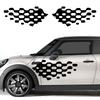 Car Door Side Stickers Auto Decal Kit  Wrap Vinyl Film Waterproof Vehicles PVC Stickers Car Body Decoration Accessories For MINI