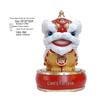 Lion Dance Ornaments Pair - Chinese New Year Decorations for Home, Office, or Gifts
