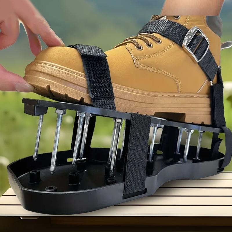 Spikes Shoes for Epoxy Flooring Epoxy Shoes Spikes with Bottom Spiked Shoes Epoxy Floor Coating Fully Assembled