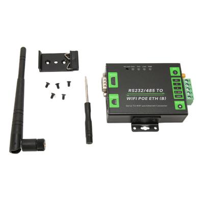 RS232 RS485 zu WiFi POE Ethernet Serial Server Converter Multifunktions-industrieller serieller Port