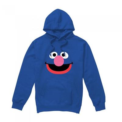Sesame Street Unisex Adult Grover Face Hoodie