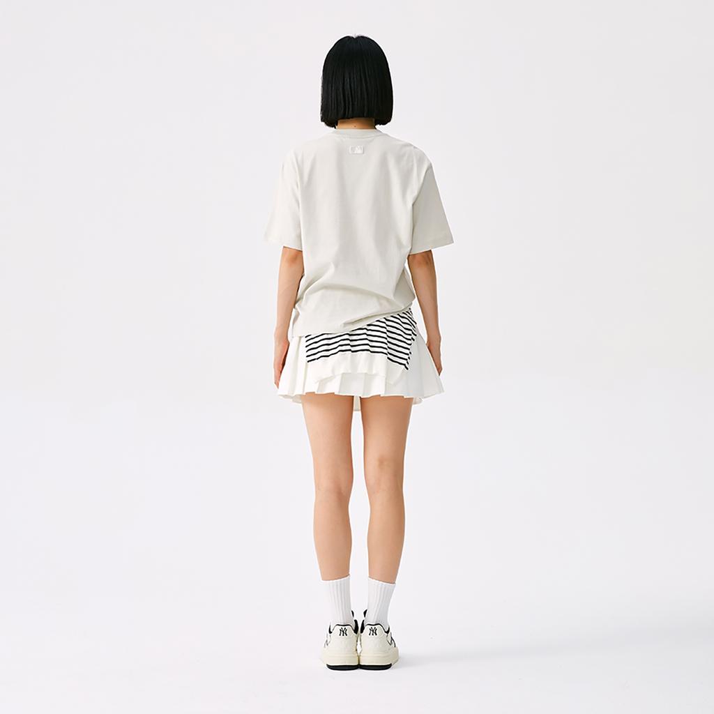 New MLB New York Yankees Basic Collection SS25 T Shirt Unisex Sand 3ATSB6153-50SAP