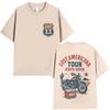 Rapper MGK Lost XX Americana Tour 2026 Spring Summer Graphic Printed TShirt Harajuku Fashion Casual Pure Cotton Streetwear