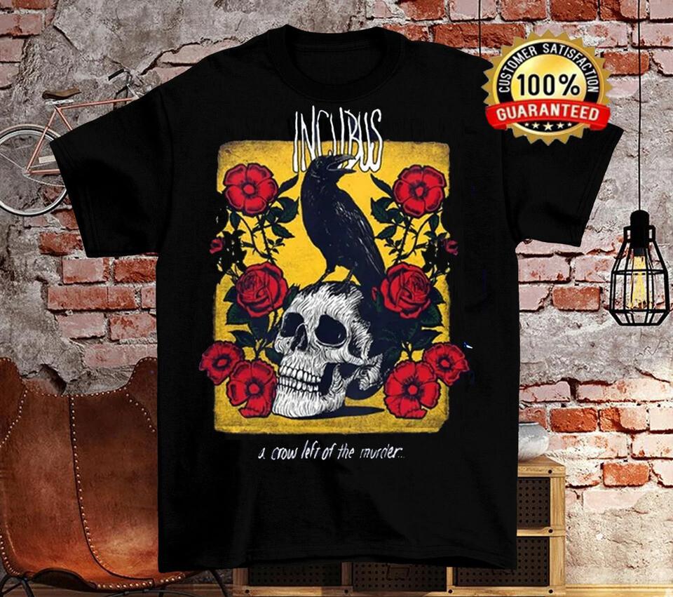 Vintage Incubus A Crow Left Of Shirt Incubus Band Tour 2023 S-5XL t-shirt NA2802 Unisex T-Shirt XXXXL