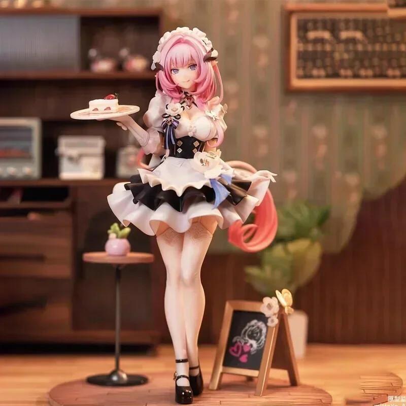 25cm Honkai Impact 3 Figures Elysia Anime Figure Kiana Kaslana Statue Model Doll