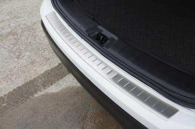 OmsaLine Rear Bumper Cover (2014-2017, Stainless Steel) for Nissan Qashqai