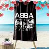 ABBA Print Beach Towel, Large Soft Quick Dry Towel for Beach Camping Swimming