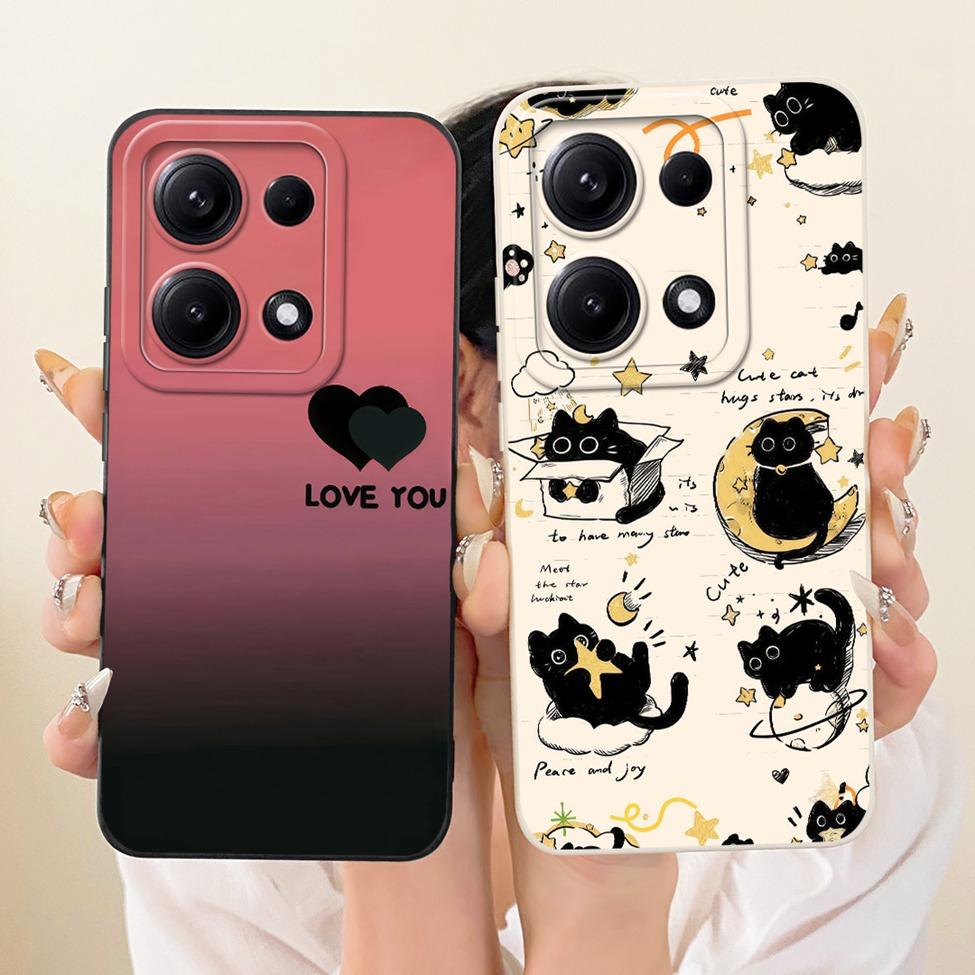 Phone Casing For Redmi Note 14S Cover Fashion Cartoon Cute Funny Painted Silicone Case 2502FRA65G