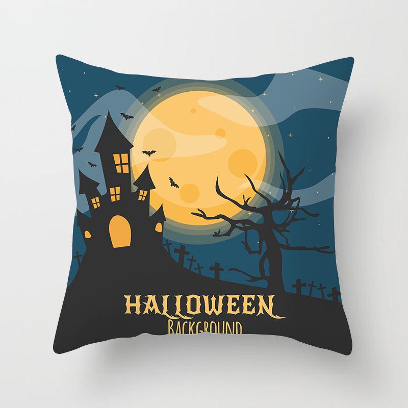 Pillow Covers Halloween Day Home Sofa Cushion Covers Office Supplies
