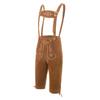Mens Oktoberfest Costume Munich Beer Festival Overalls Brown Black Suspender Outfit