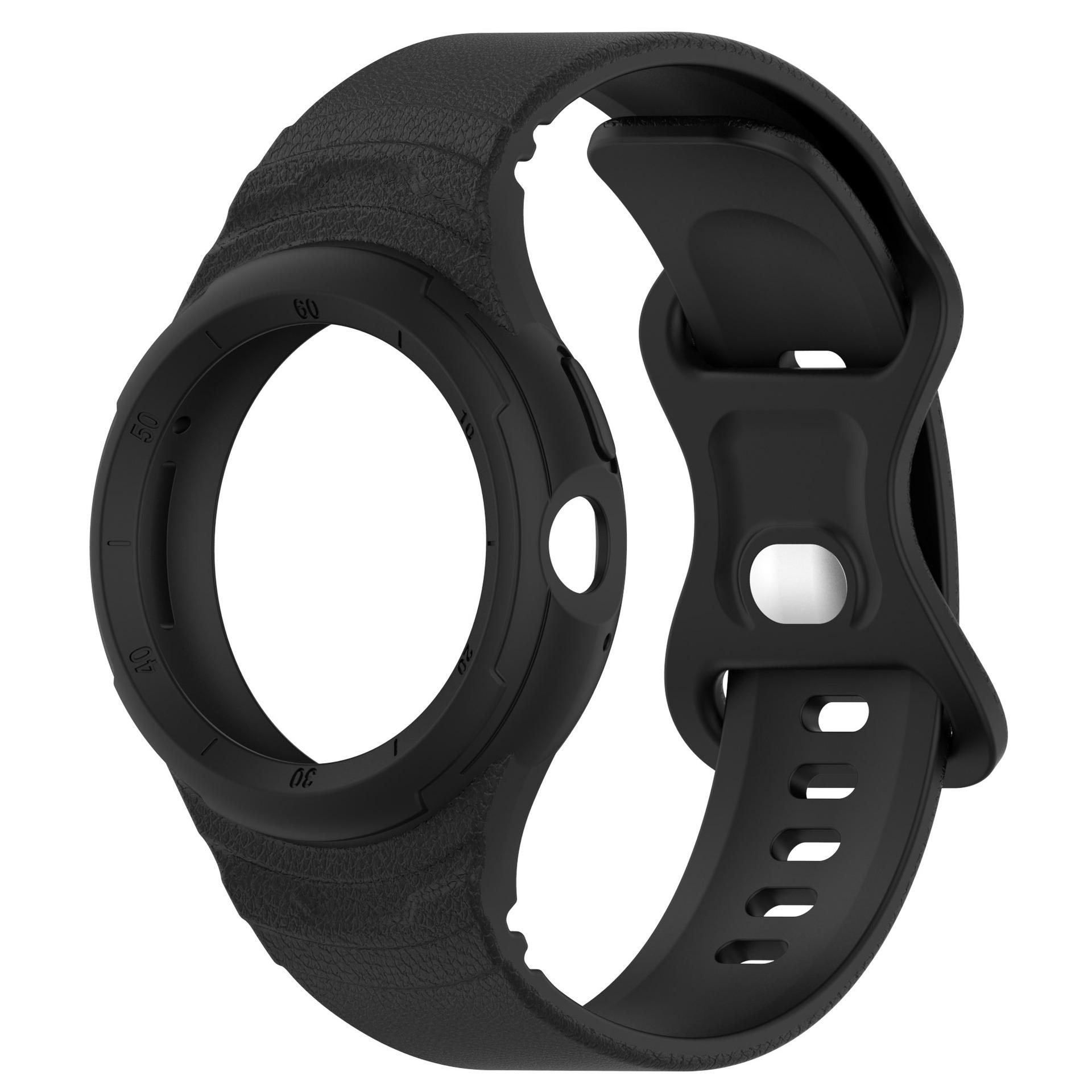 

Case+Silicone For Google Pixel Watch Band Accessories Sport Smartwatch Integrated wrist Bracelet Correa Belt Pixel Watch 2 strap for Pixel Watch чёрный