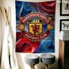 Manchester Crest Poster Bedding 1 Duvet Cover 2 Pillowcase Without Core Duvet Cover And Pillowcase Bedding Set Christmas Birthday Gift