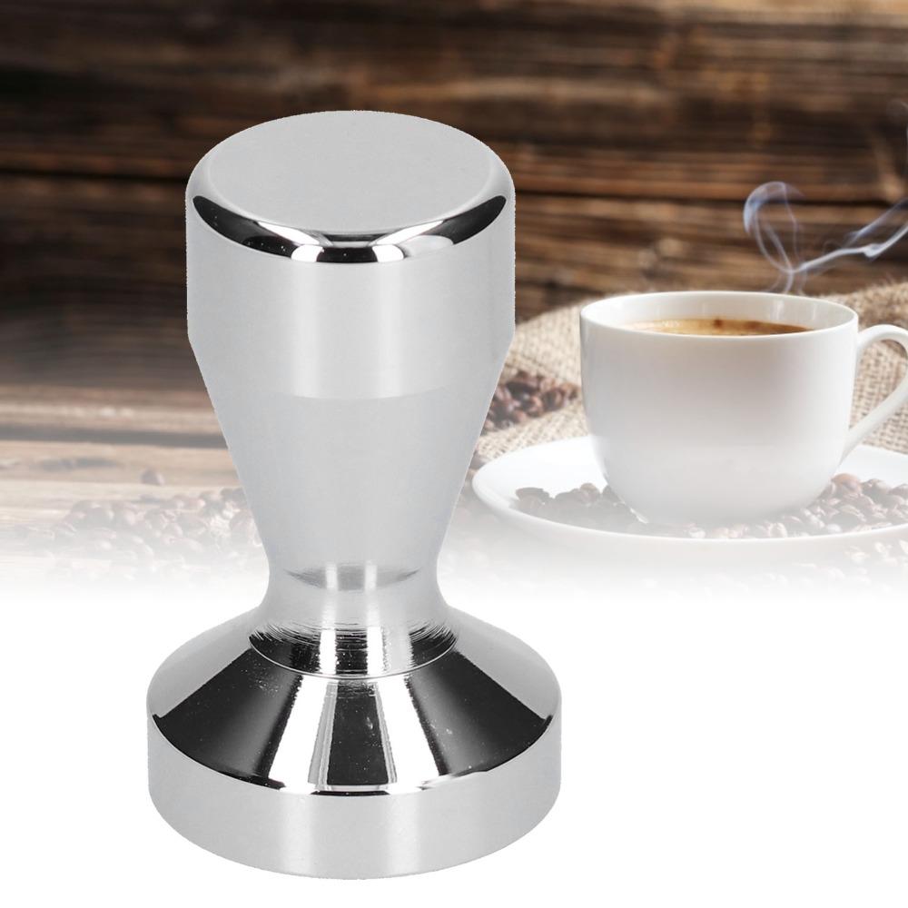 Stainless Steel Coffee Tamper Ergonomic Handle Coffee Powder Press Espresso Coffee Tamper Home Use
