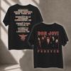 Jovi Forever Tour 2026 Band Photo Black T Shirt