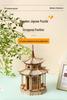 3D Wooden Octagonal Pavilion Puzzle: Classical Chinese Garden Mortise & Tenon Educational Toy