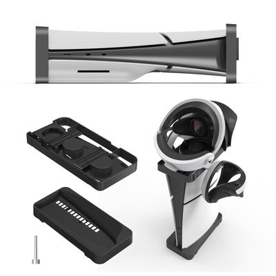 PALUMMA Horizontal Stand for PS5 Slim Disc Digital Edition Game Console Controller Holder Compatible with PS5 Slim Disc Digital Edition Mainframe