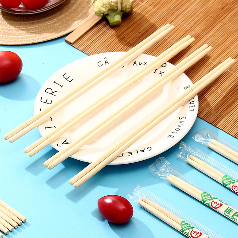 Zisiz Individually Wrapped Disposable Bamboo Chopsticks