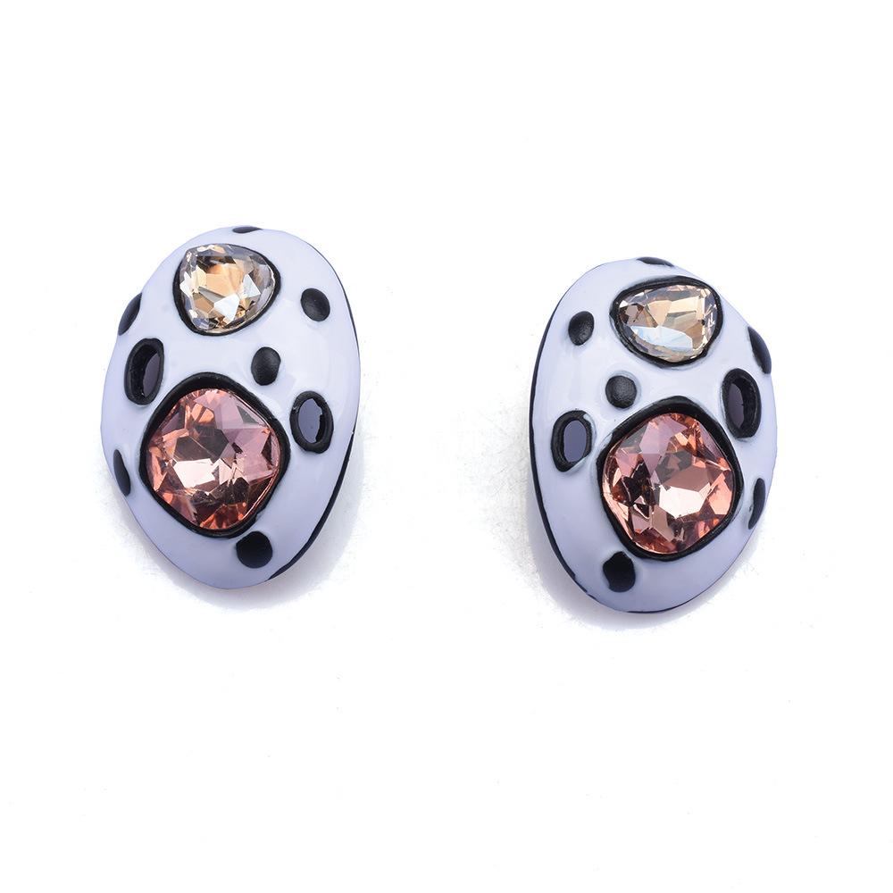 

Серьги Геометрические Модные Для Женщин Сплав Висячие Серьги-гвоздики Овальной Формы Вдохновленные Летней Модой 2023 StyleA