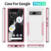 For Google Pixel 7a Case PC+TPU Military Grade Drop Protective Phone Cover