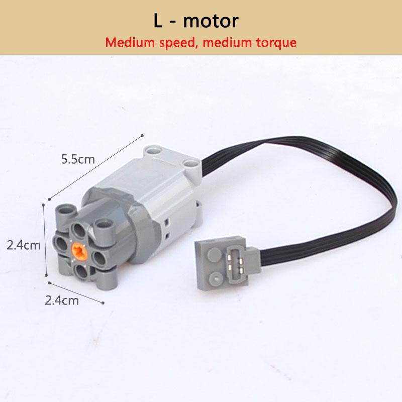 Building Block Motor Lithium Battery Functions Toys Tool Servo Remote Motor PF Model Sets Compatible with Lego High-tech Parts